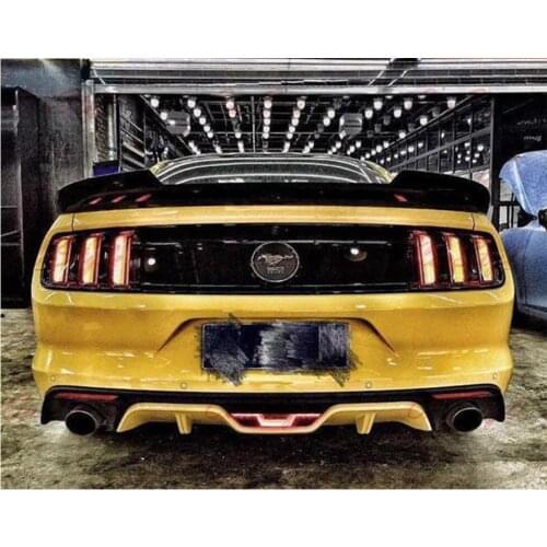 Carbon fiber high quality Car Rear Wing Trunk Lip Spoilers Fits For The Ford Mustang 2015 2016 2017