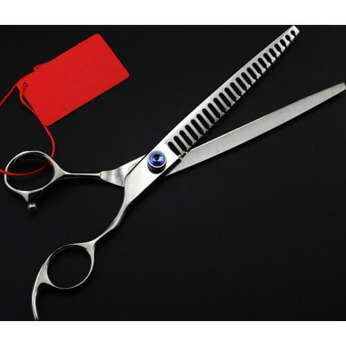 High quality japan 440c 8 inch dog grooming hair scissors pet shears animal barber thinning hair clipper hairdressing scissors