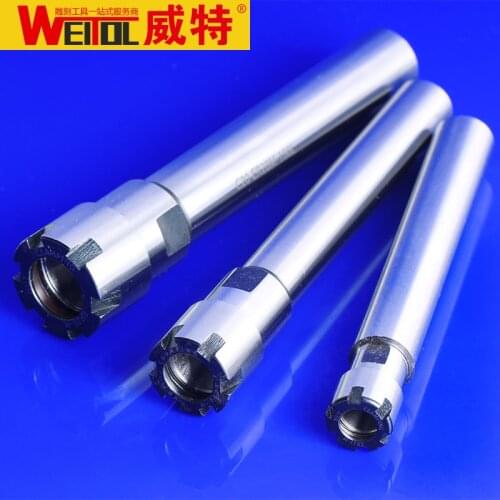 WeiTol free shipping 1pcs/lot C20 ER20 150/C20-ER20-100L Extension Rod ER20 ER16 ER11A CNC Collet ER M Nut