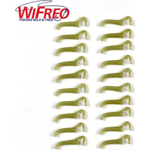 Wifreo 20PCS 10PCS Carp Fishing Accessory Slicone Hook Sleeve D Rig Line Aligner C Thru Pop Up Aligher Zig Rig Terminal Tackle