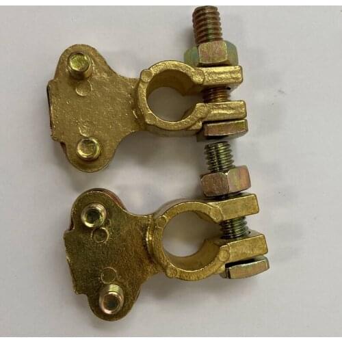 1Pair Battery Terminals Connectors Clamps Positive Negative 11-13mm Top Post Battery Terminal Protector for Vehicle Boat