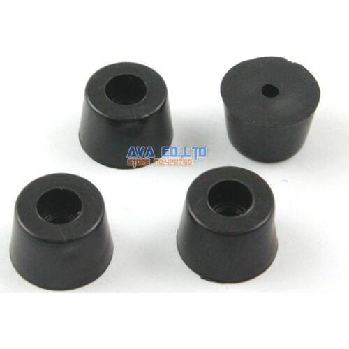 100 Pieces 14x11x9mm Rubber Feet Pad Furniture Chair Leg Protector Glide Pad