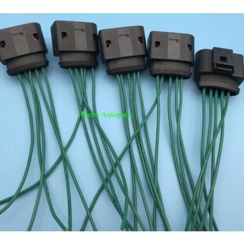 5 Pin Way PBT for MAF Mass Air Flow Sensor Connector Plug With Cable Pigtail 1J0973775A 1J0 973 775A