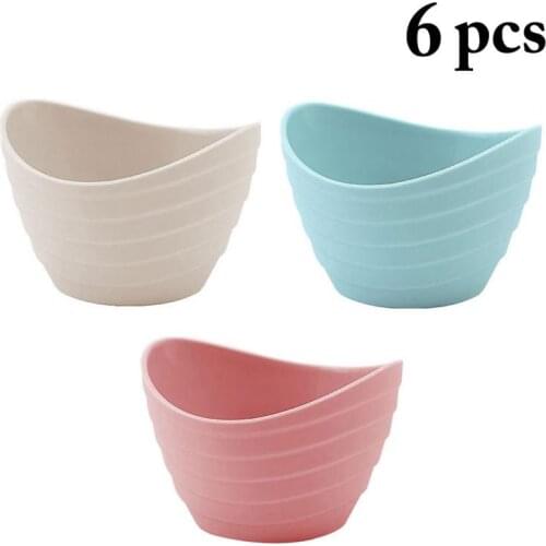 6pcs Kitchen Measuring Cup Silicone DIY Flexible Mixing Cup Baking Measuring Tool Kitchen Bar Supplies 3 Colors