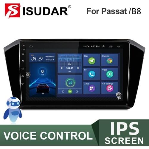 ISUDAR V57S Android Autoradio For VW/Volkswagen/Passat B8 2015- Stereo Receiver Camera Car Radio with Screen CANBUS IPS No 2 Din