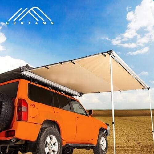 GRNTAMN Car Tent 2x1.5 2x2 2x2.5m 2.5x2m Toldo 4WD Car Roof Tent Awning Roof Up 420D Awning Sun Shade Side Tent