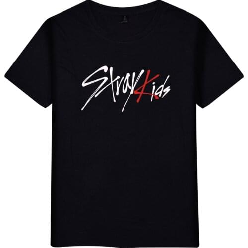 Summer Kpop Stray Kids T Shirt Women Men Stray Kids I am WHO Album Fans Support T-Shirt Hip Hop Short Sleeve Tops