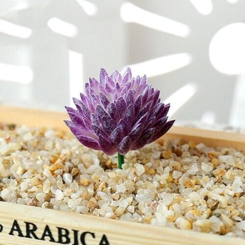 Artificial Succulent Simulation Plants Fake Aloe Cactus Landscape Lotus Flower DIY Faux Flower Creative DIY Accessories