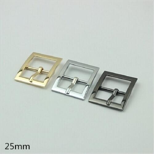 10pcs/lot new 3 color inner diameter 25mm luggage hardware accessories square bag belt adjustment buckle shoe buckle belt buckle