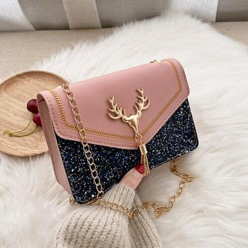 Small Square Bag 2021 Fashion Shoulder Bags for Women Crossbody Daily Wild Chain Simple Leather Female Messenger Phone Wallet