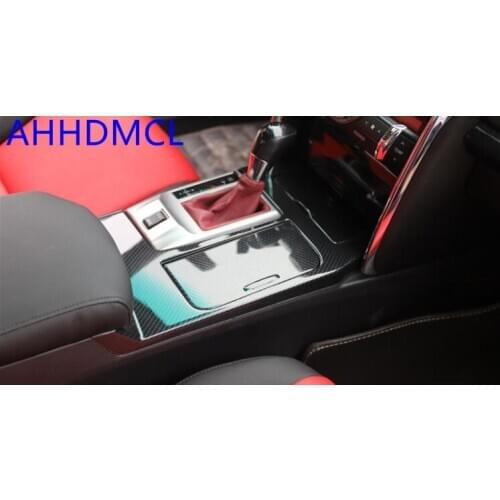 Car Interior Mouldings Modification Decorative Trim Frame Interior Sequins Carbon Fiber Color For Mark X Reiz 2010 2011 - 2015