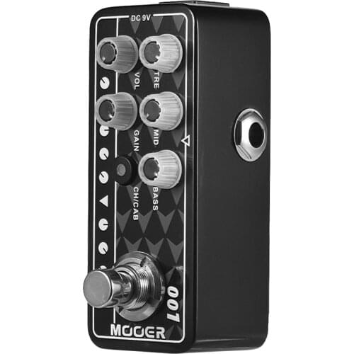 MOOER MICRO PREAMP Series 001 Gas Station High Gain Digital Preamp Preamplifier Guitar Effect Pedal True Bypass