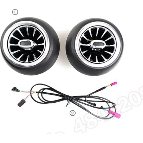 12-color Set For BMW Mini Coopers 2018-2021 Neon Lamp Decorative Nozzle Ambient Light Atmosphere LED Air Vent Turbine Outlet