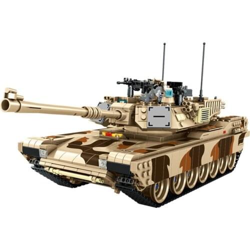 MEOA 632010 Military Weapon Series 1630pcs M1A2 US Main Battle Tank Model Building Blocks MOC Bricks Christmas Gifts Juguetes