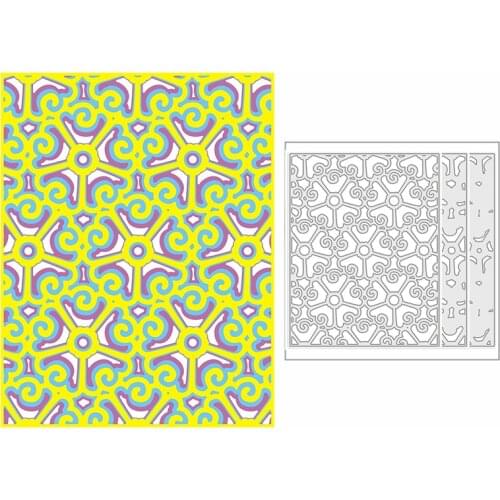 New 2021 Layering Lacy Flower Panel Metal Cutting Dies for DIY Scrapbooking and Card Making Decorative Embossing Craft No Stamps