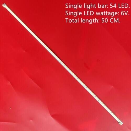 New 54LEDs 500mm LED backlight strip for LED40K360JD RSAG7.820.5057 HE400GF-B31 RSAG7.820.5062 SSY-1125050