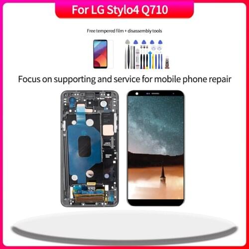 Original Display For LG Stylo4 Q710 Touch Screen Digitizer Assembly For LG Stylo4 Q710 LCD Replacement With Free Tools