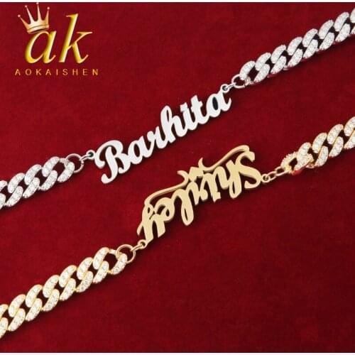 Custom Name Neckalce Vintage Style Hip Hop Rock Street Jewelry