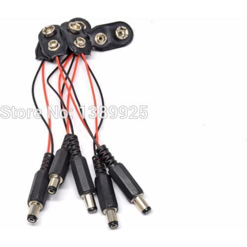 10pcs UNO R3 9V Battery Connector 9V battery clip for arduino 10pcs /lot in stock top quality