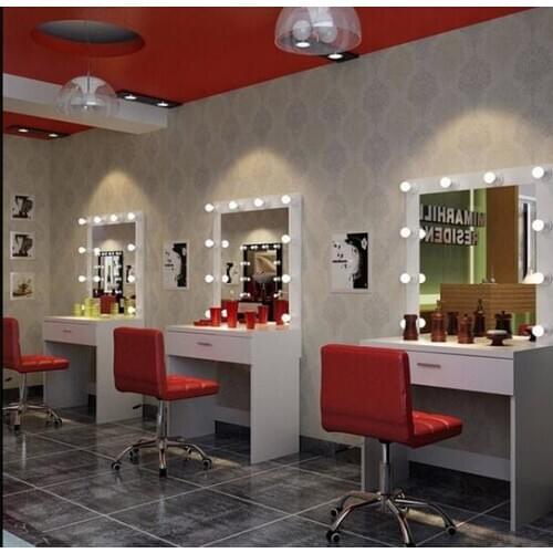 Studio Studio Dressing Table with Light Training School Shop with Beauty Salon School Makeup Wedding Dressing Table
