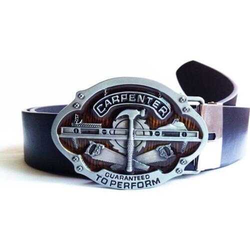 T-Disom Hot Sale Carpenter Belt Buckles Western Designs In Zinc Alloy Material For Mens AccessoriesDrop shipping