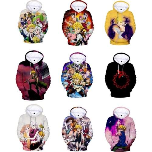 The Seven Deadly Sins Meliodas 3d Cool Hoodies Sweatshirt Women/mens Japan Anime Casual Hoodie Fashion Popular Hoodies Clothes