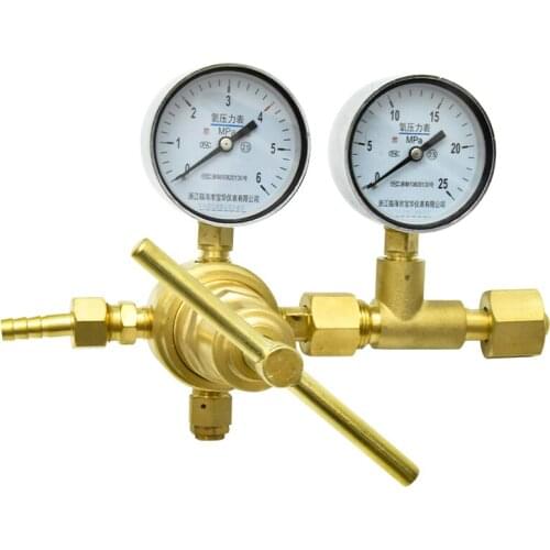 YQD-370/YQY-370/ YQQ-370 Pressure Reducer All Copper Pressure Gauge Pressure Reducer Pressure Reducing Valve Holding Pressure