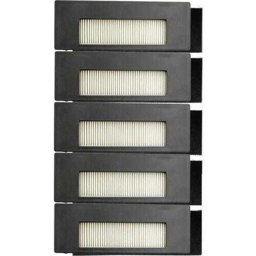 10pcs/lot(5x hepa filter + 5x sponge filter) for Ecovacs Deebot DE55 Robot Vacuum Cleaner Spare Parts Accessories Replacement