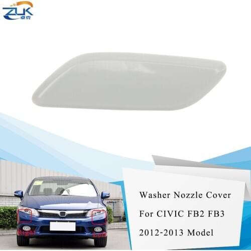 ZUK Headlight Washer Nozzle Cover For HONDA CIVIC 2012 2013 FB2 FB3 Headlamp Cleaner Jet Lid OEM:76886-TR0-S01 76881-TR0-S01