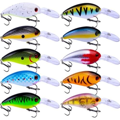1Pcs 10cm 14.5g Fishing Hard Lures Minnow Bait Treble Hooks Sinking Crankbait Wobblers Fishing Tackle Artificial Lure 3D Eyes