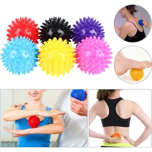 1Pc Durable PVC Spiky Massage Ball Trigger Point Sport Fitness Pain Relief Ball For Personal Health Care