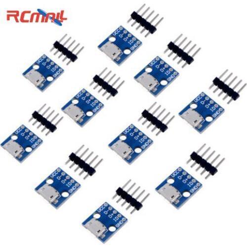 RCmall 10pcs micro USB Power Adapter FZ2227*10 DIYmall