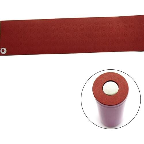100pcs 1S 18650 Li-ion Battery Insulation Gasket Barley Paper Battery Pack Cell Insulating Glue Patch Electrode Insulated Pads