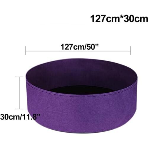 127*30Felt Fabric Grow Pot Black Garden Grow Bag Gardening Vegetable Planter Flower Planting Bag Round Living Bag DIY Garden Pot