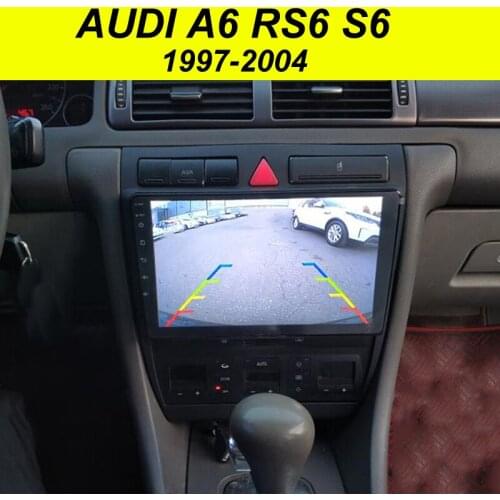 64GB Android 10.0 2Din Car Multimedia Player GPS For Audi A6 RS6 S6 GU 1997-2004 Autoradio Navigation Stereo Head Unit Radio