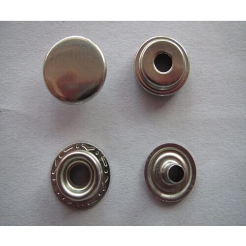 Free shipping 15mm snap button jacket metal plating silver high grade press snap button 100set
