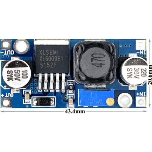 1 Piece DC-DC module power supply module XL6009 can raise pressure booster module super LM2577 DC-DC booster Step-up module