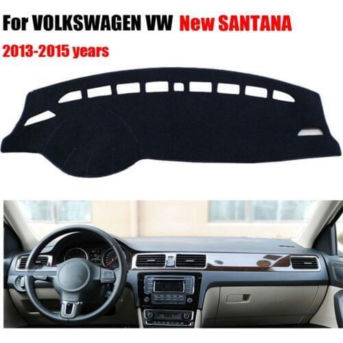 Car dashboard covers mat For VOLKSWAGEN VW New Santana 2013 to 2015 left hand drives dashmat pad Instrument platform accessories