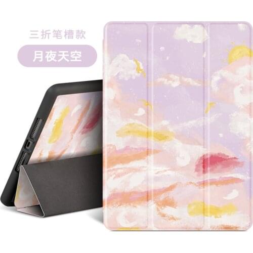 For iPad 8th 7th Generation Case 10.2 2020 2019 for Air 3 4 Case 10.9 2020 Pro 11 Funda Silicone Auto Sleep With Pencil Holder