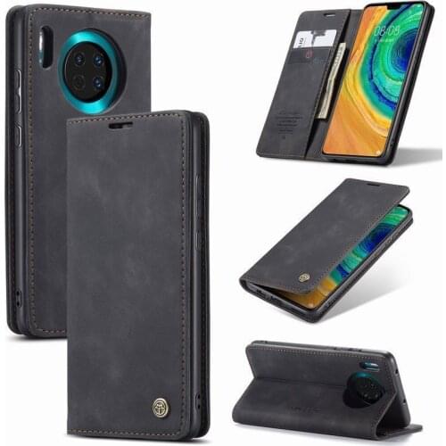 Case For Huawei Mate 30 Pro Y7A Luxury Magnetic Flip Leather Wallet Matte Bumper Phone Cover For Huawei Nova 6 SE 7I 6se Coque