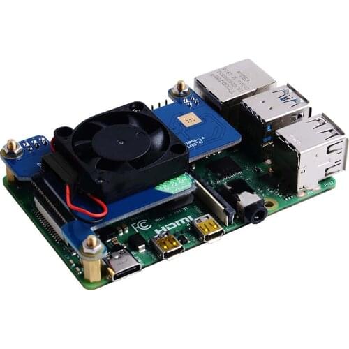For Raspberry Pi 4B/3B+/3B POE Power Over Ethernet Module With Cooling Fan