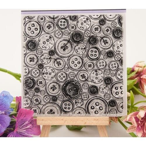 Transparent Silicone Seal Clear Stamps Scrapbook Paper Craft Clear Stamp Scrapbookingl T1273 Button Background