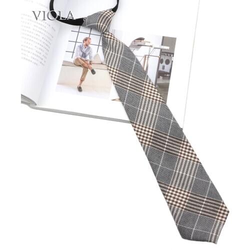 College Striped Plaid Women Teenager Necktie School Professional Uniform Girl Student Waitress Staff Bow Tie Shirt Accessories