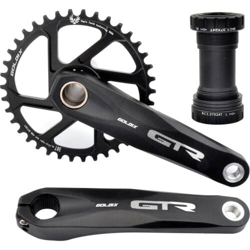 GXP bicycle crankset with bottom bracket 170/175mm mountain bike crank 3/6mm offset sprocket 30T/32T/34T/36T/38T for SRAM crank