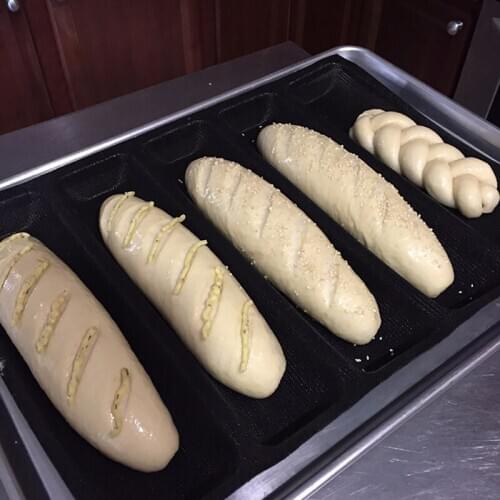 Silicone Breathable Form Bread Heat Pad Mould Fiber Glass Food Grade Eusable Baking Mat Craft Sheet Heat Baking Mats Bakeware