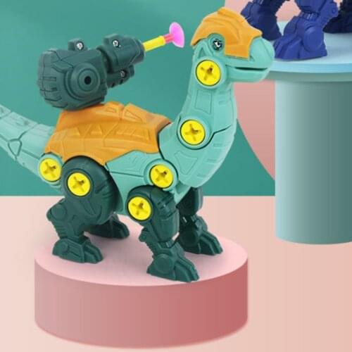 Childrens Dinosaur Construction Boy Toy Set Educational Designer Montessori Model Disassembly Assembly Puzzle Toys for Kid