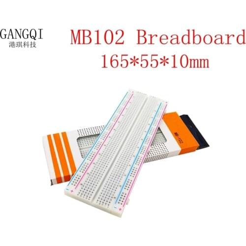 MB102 Breadboard For MB-102 Protoboard PCB Board BreadBoard 830 Point Solderless Universal Prototype Test Develop for Arduino
