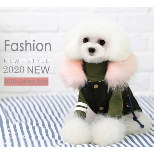 Dog Clothes for Small Dogs Winter Warm Snow Down Coat Jacket Pets Clothing Thickening Puppy Cat Coats Jackets Bulldog Costume