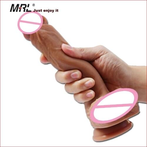 Realistic Dildo Big Dick Sex Toys for Woman Soft Silicone Penis G-spot Orgasm Stimulate Female Masturbation Adult Sex Toy Shop T