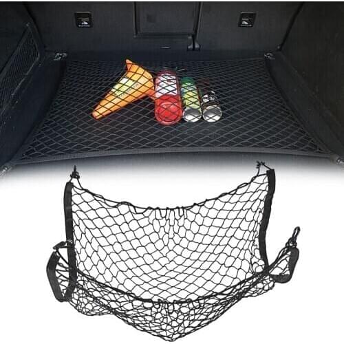 Car Trunk Mesh Net Cargo Luggage Trunk Organizer for ssangyong actyon opel zafira a jaguar xf seat leon 5f sorento passat b8